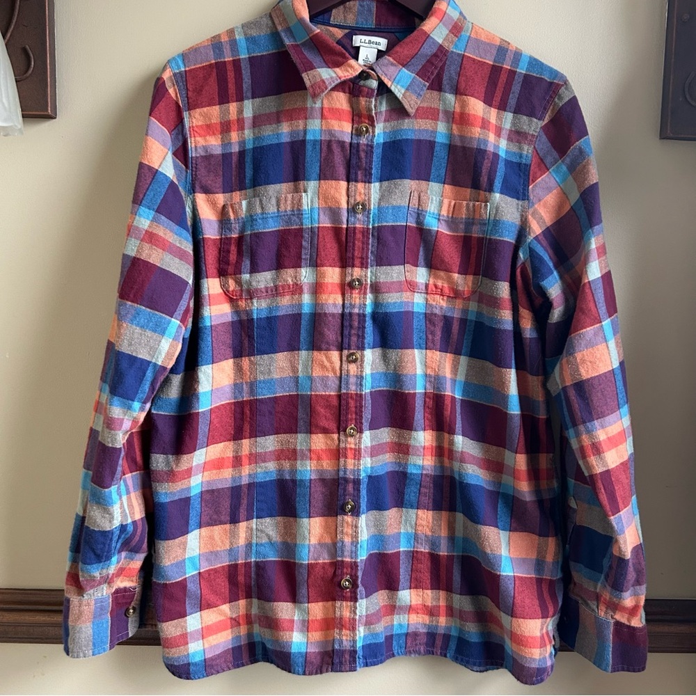 LL Bean Plaid Flannel Shirt ❄️